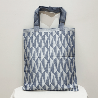 <b>LAPUAN KANKURIT</b><br>TRIANO bag 28x33cm<br>white-blue