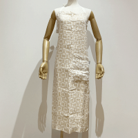 <b>LAPUAN KANKURIT</b><br>MAUSTE apron 100x65cm<br>white-gold