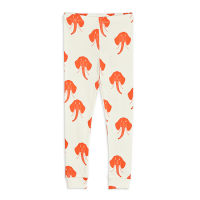 <b>mini rodini</b><br>22ss Elephants aop leggings<br>11 Offwhite