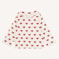 <b>The Campamento</b></br>25aw RED BOWS BABY TSHIRT<br>Ecru<img class='new_mark_img2' src='https://img.shop-pro.jp/img/new/icons1.gif' style='border:none;display:inline;margin:0px;padding:0px;width:auto;' />