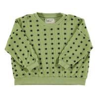 <b>piupiuchick</b><br>25aw Sweatshirt<br>Green w/ black stars<img class='new_mark_img2' src='https://img.shop-pro.jp/img/new/icons1.gif' style='border:none;display:inline;margin:0px;padding:0px;width:auto;' />