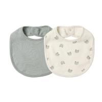 <b>QUINCY MAE</b></br>25aw JERSEY SNAP BIB, 2 PACK || BEARS,STEEL BLUE<br>NATURAL-BLUE<img class='new_mark_img2' src='https://img.shop-pro.jp/img/new/icons1.gif' style='border:none;display:inline;margin:0px;padding:0px;width:auto;' />