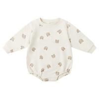<b>QUINCY MAE</b></br>25aw CREWNECK BUBBLE ROMPER || BROWN BEAR<br>NATURAL<img class='new_mark_img2' src='https://img.shop-pro.jp/img/new/icons1.gif' style='border:none;display:inline;margin:0px;padding:0px;width:auto;' />