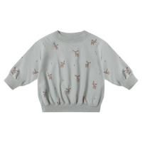 <b>QUINCY MAE</b></br>25aw RELAXED SWEATSHIRT || MOOSE<br>BLUE<img class='new_mark_img2' src='https://img.shop-pro.jp/img/new/icons1.gif' style='border:none;display:inline;margin:0px;padding:0px;width:auto;' />