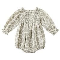 <b>QUINCY MAE</b></br>25aw EDEN ROMPER || GREEN FLORAL<br>IVORY<img class='new_mark_img2' src='https://img.shop-pro.jp/img/new/icons1.gif' style='border:none;display:inline;margin:0px;padding:0px;width:auto;' />