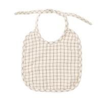 <b>QUINCY MAE</b></br>25aw WOVEN TIE BIB || CEDAR CHECK<br>BROWN<img class='new_mark_img2' src='https://img.shop-pro.jp/img/new/icons1.gif' style='border:none;display:inline;margin:0px;padding:0px;width:auto;' />