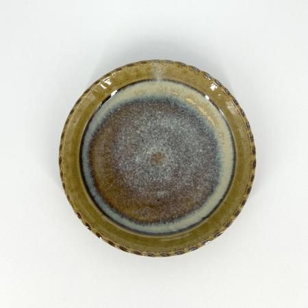辻製　皿×5 しのぎ5寸皿 全3色 | 萩焼窯元 松光山