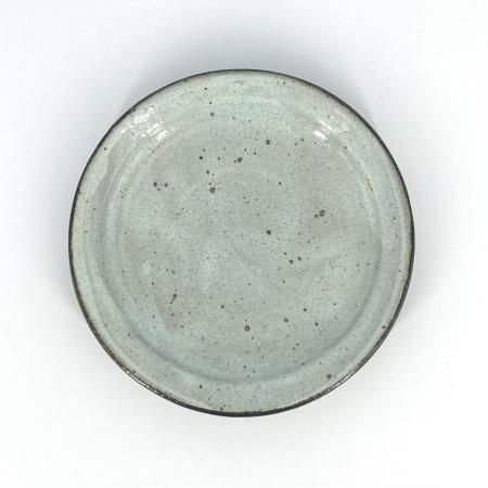 ☆萩焼☆ 中村絵里子・プレート 皿 中村 恵子 プレート（小）／山粉引 水色 - shirushi（しるし