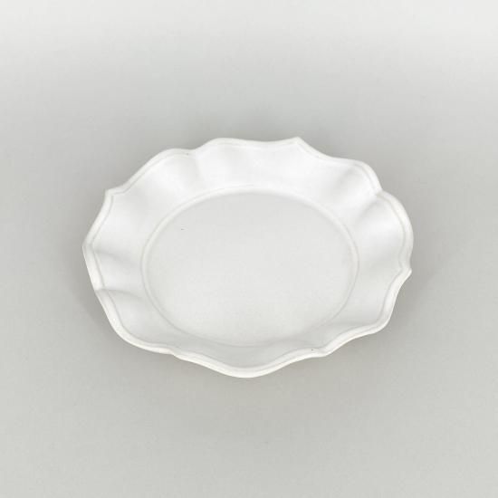 ホワイトフリルエッジ花瓶　水谷ちえみ ホワイトフリルエッジ花瓶 水谷ちえみ ホワイトフリルエッジ花瓶 水谷