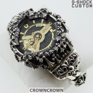 <img class='new_mark_img1' src='https://img.shop-pro.jp/img/new/icons15.gif' style='border:none;display:inline;margin:0px;padding:0px;width:auto;' />CROWNCROWN 饦󥯥饦 CASIO  G-SHOCK Gå GA-110   ϡķ  ܡ С925  ֥쥹å 