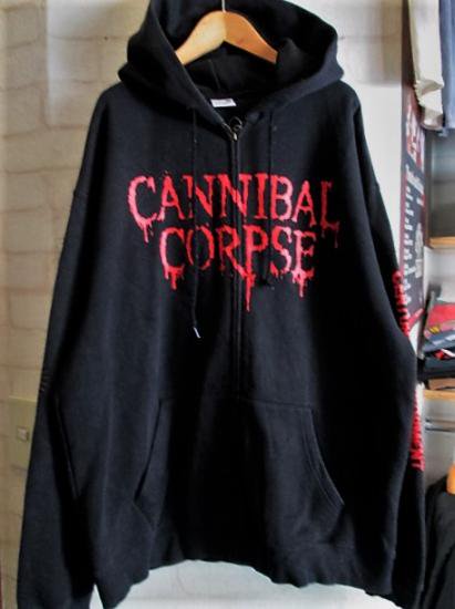 CANNIBAL CORPSE （カンニバル・コープス） ジップパーカー - 高円寺 古着屋 MAD SECTION (マッドセクション)