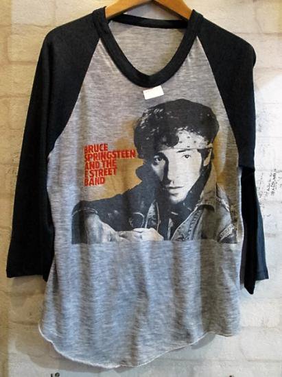 Bruce Springsteen ブルース スプリングスティーン ７分袖 ラグラン Tシャツ 高円寺 古着屋 Mad Section マッドセクション