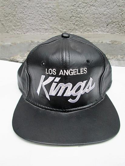 Los Angeles Kings （ロサンゼルス・キングス） レザーキャップ 