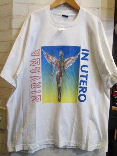 NIRVANA （ニルバーナ） IN UTERO WORLD TOUR Tシャツ 1993 - 高円寺 ...