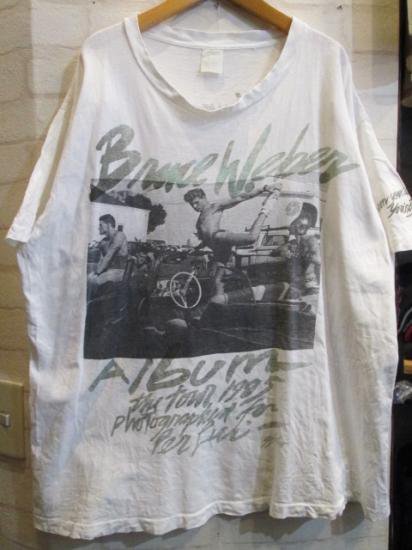 Bruce Weber （ブルース・ウェーバー） Album the tour 1985 Tシャツ 
