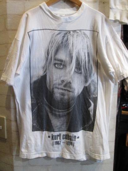 Kurt Cobain （カート・コバーン） 追悼 Tシャツ - 高円寺 古着屋 MAD 