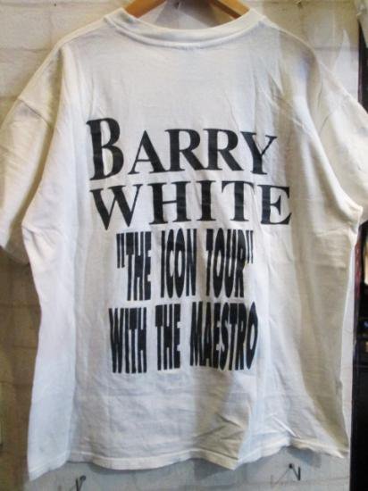 BARRY WHITE （バリー・ホワイト） THE ICON TOUR Tシャツ - 高円寺