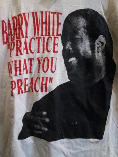 BARRY WHITE （バリー・ホワイト） THE ICON TOUR Tシャツ - 高円寺