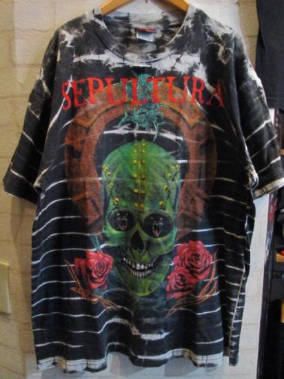 SEPULTURA（セパルトゥラ） ブリーチング Tシャツ - 高円寺 古着屋 MAD