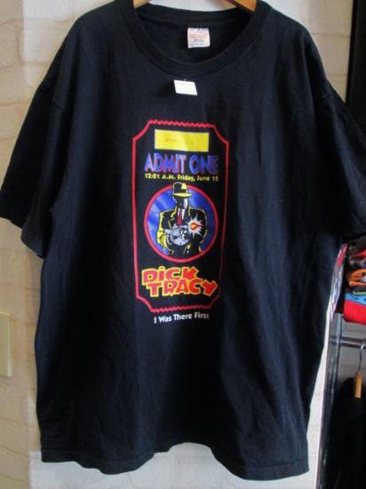 入手困難】80s ディックトレイシー Dick Tracy Tシャツ USA製 camping.com