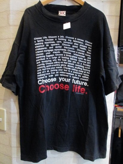 Trainspotting (トレインスポッティング) Choose life Tシャツ