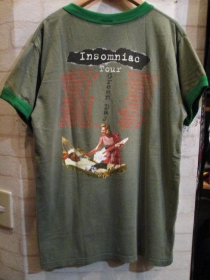 GREEN DAY (グリーンデイ) Insomniac TOUR Tシャツ - 高円寺 古着屋