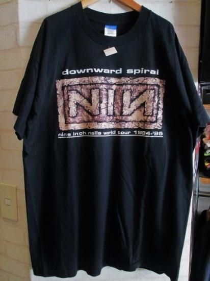 Nine Inch Nails (ナイン・インチ・ネイルズ) The Downward Spiral world Tour 1994-95 Tシャツ  - 高円寺 古着屋 MAD SECTION (マッドセクション)