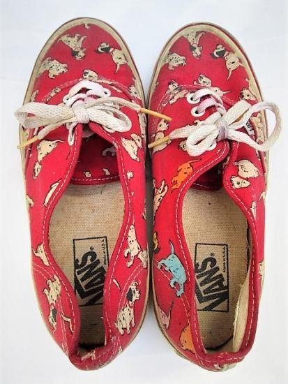 Vans バンズ X Disney ディズニー 101 Dalmatians オーセンティック 高円寺 古着屋 Mad Section マッドセクション