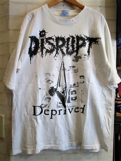 ボストンのハードコア DISRUPT Tシャツ バンドT