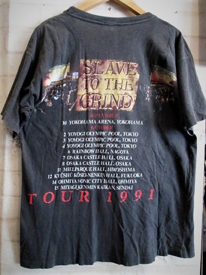 SKID ROW (スキッド・ロウ) Slave To The Grind TOUR 1991 Ｔシャツ - 高円寺 古着屋 MAD SECTION  (マッドセクション)