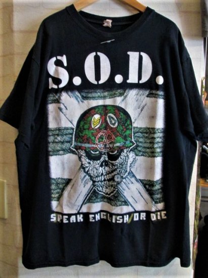 S.O.D. (ストームトゥルーパーズ・オブ・デス) SPEAK ENGLISH OR DIE T
