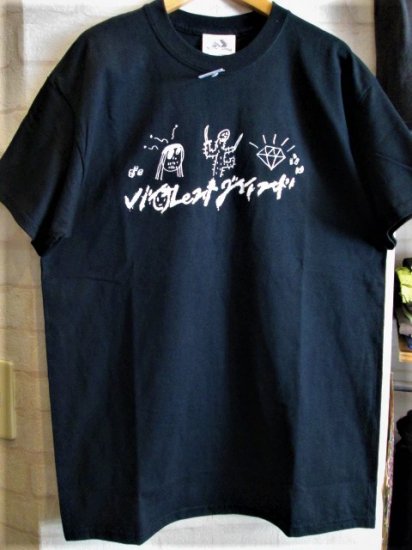 VIOLENT GRIND (バイオレント・グラインド) x DISKAH　Tシャツ - 高円寺 古着屋 MAD SECTION (マッドセクション)