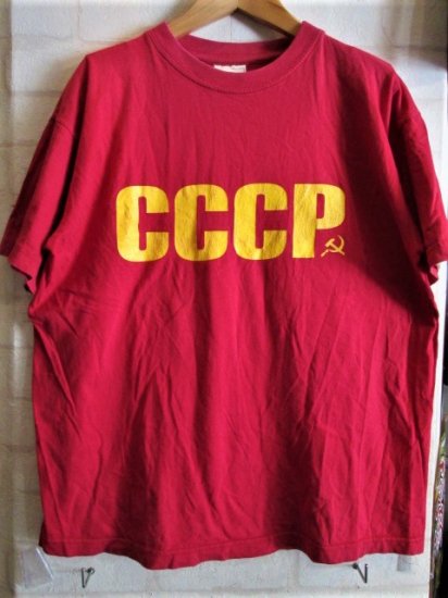 CCCP (ソビエト社会主義共和国連邦) Tシャツ - 高円寺 古着屋 MAD