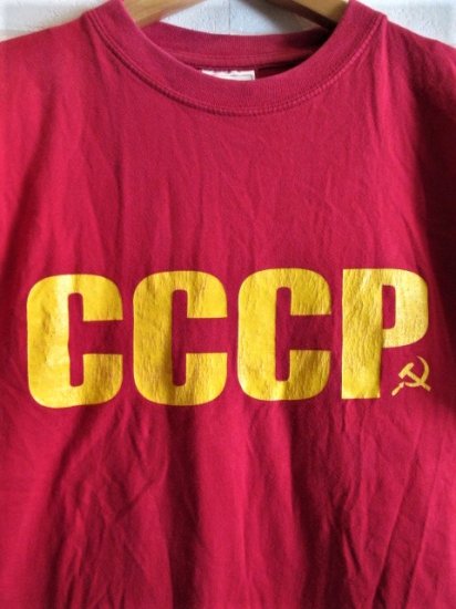 CCCP (ソビエト社会主義共和国連邦) Tシャツ - 高円寺 古着屋 MAD