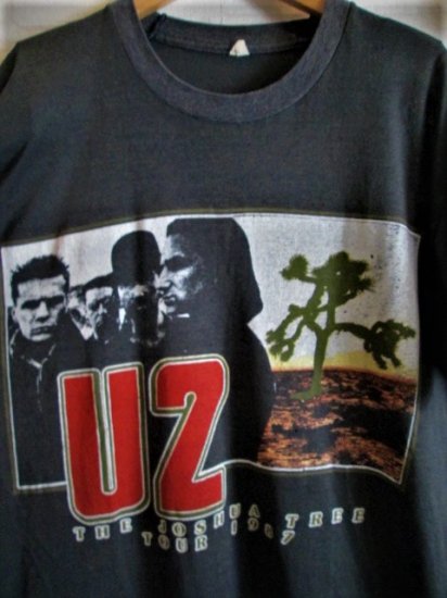 U2 (ユーツー) THE JOSHUA TREE TOUR 1987 Tシャツ - 高円寺 古着屋 