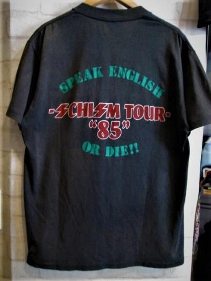 S.O.D. Schism tour85 Tシャツ Lサイズ