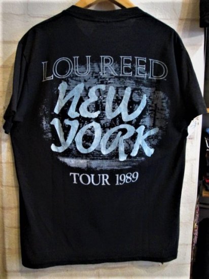 LOU REED (ルー・リード) New York TOUR 1989 Tシャツ - 高円寺 古着屋