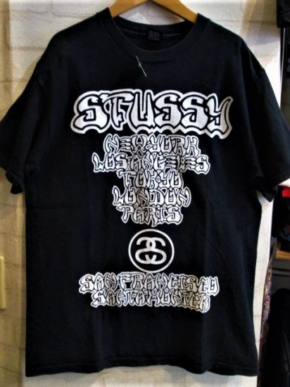 STUSSY × BULLDOG SKATES ワールドツアーTシャツ Mサイズ