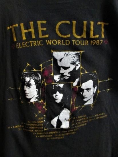 THE CULT (ザ・カルト)　ELECTRIC WORLD TOUR 1987 Tシャツ - 高円寺 古着屋 MAD SECTION  (マッドセクション)