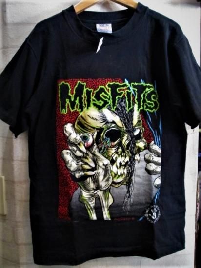 90年代 GIANT MISFITS ミスフィッツ PUSHEAD パスヘッド バンドTシャツ ...