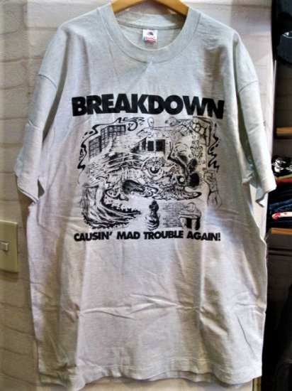 BREAKDOWN (ブレイクダウン) Tシャツ - 高円寺 古着屋 MAD SECTION