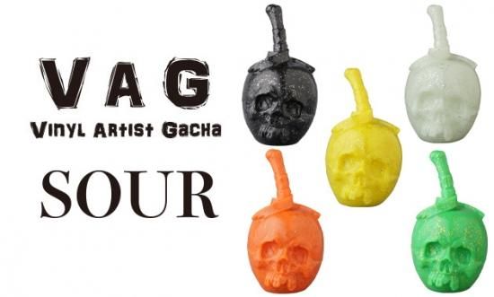 PUSHEAD (パスヘッド) ソフビ カプセルトイ VAG SOUR