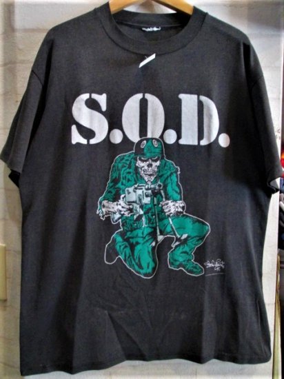 S.O.D. (ストームトゥルーパーズ・オブ・デス) SCHISM TOUR 85 Tシャツ