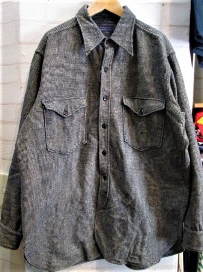 PENDLETON (ペンドルトン) 40年代 千鳥格子柄 ウールシャツ