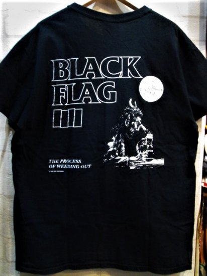 偽物注意！SST RECORDS正規BLACK FLAGブラックフラッグTシャツ