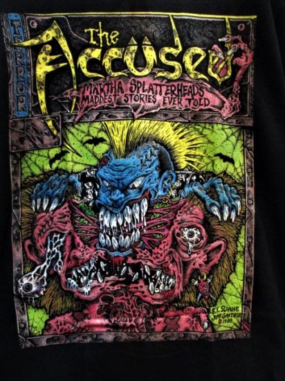 The ACCUSED (アキューズド) MARTHA SPLATTERHEAD'S MADDEST STORIES EVER TOLD Tシャツ