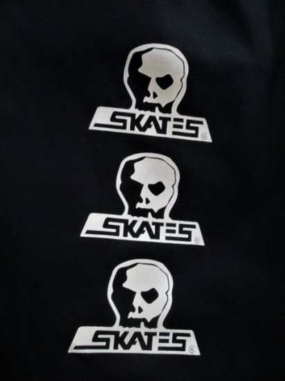 SKULL SKATES (スカルスケーツ) 3連ロゴ キャンバスショーツ