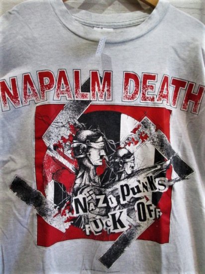 Napalm Death (ナパーム・デス) Nazi Punks Fuck Off Tシャツ