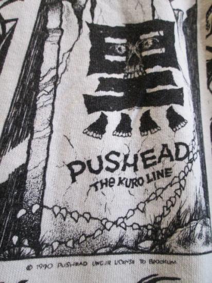 PUSHEAD (パスヘッド) 黒ライン SEPTIC DEATH Tシャツ - 高円寺 古着屋 ...