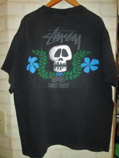 stussy ステューシー    スカルTシャツ